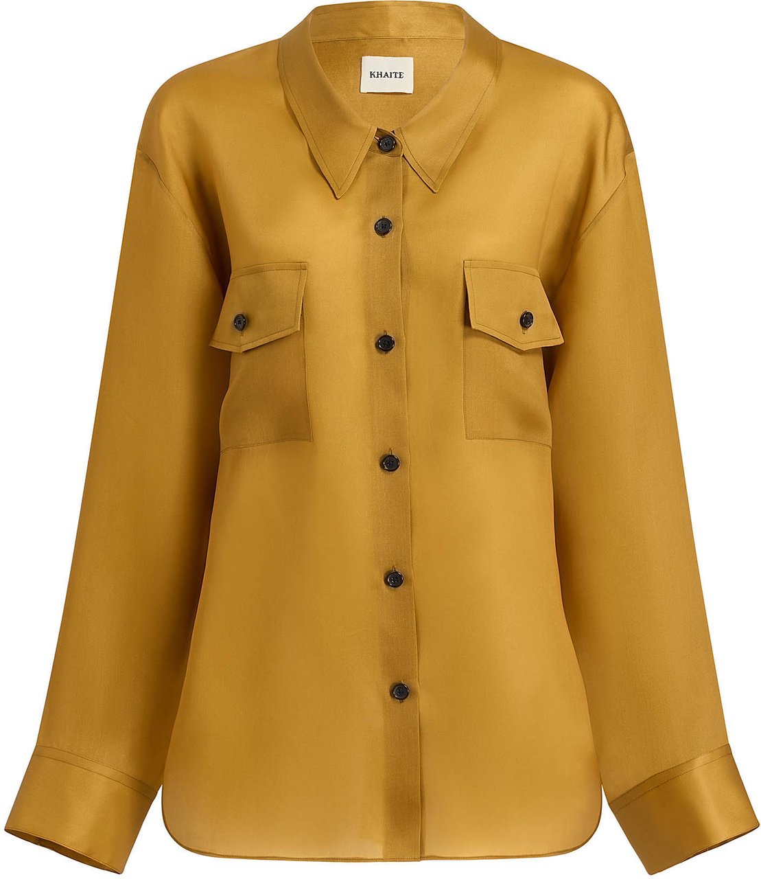 Khaite Shirts Yellow Geel