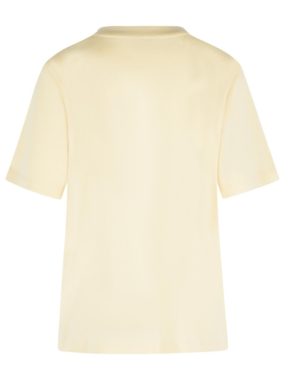 Khaite 'Allen' Cream Silk T-Shirt Neutraal