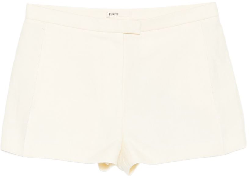 Khaite Shorts Beige Wit
