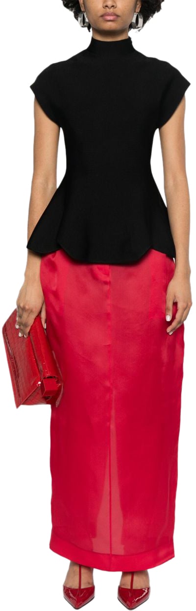 Khaite Skirts Red Rood