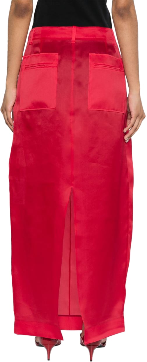 Khaite Skirts Red Rood