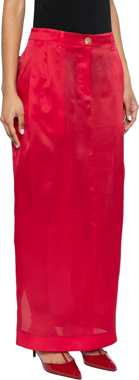 Khaite Skirts Red Rood