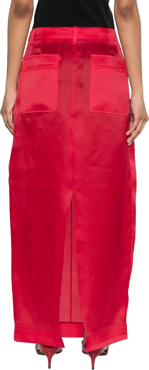 Khaite Skirts Red Rood