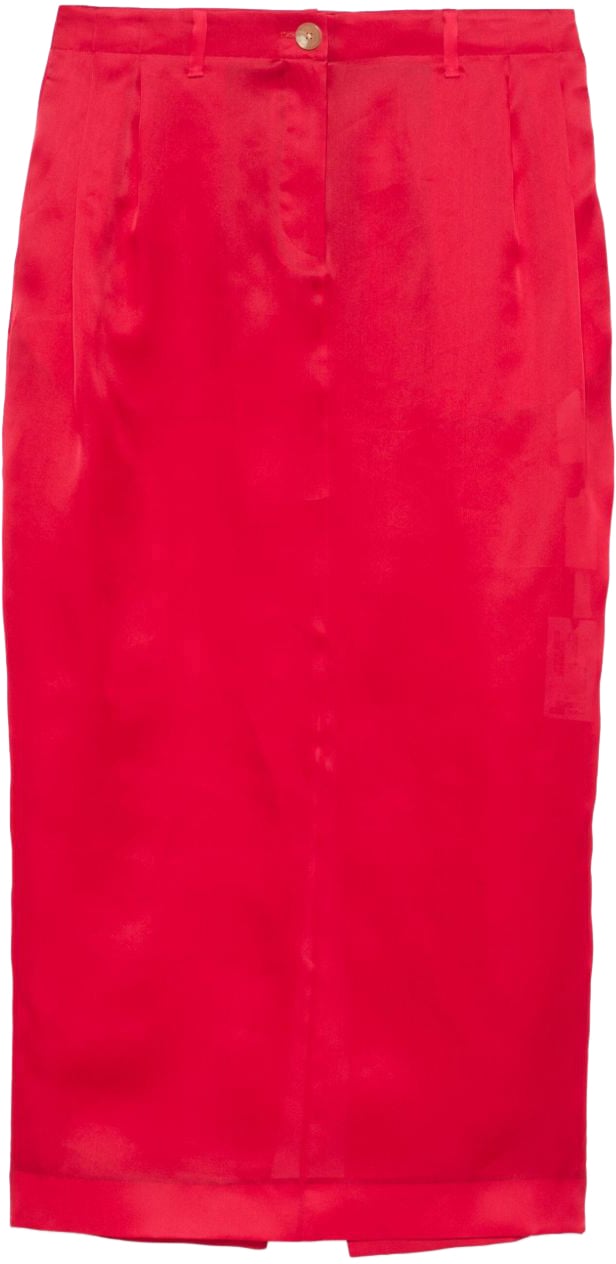 Khaite Skirts Red Rood