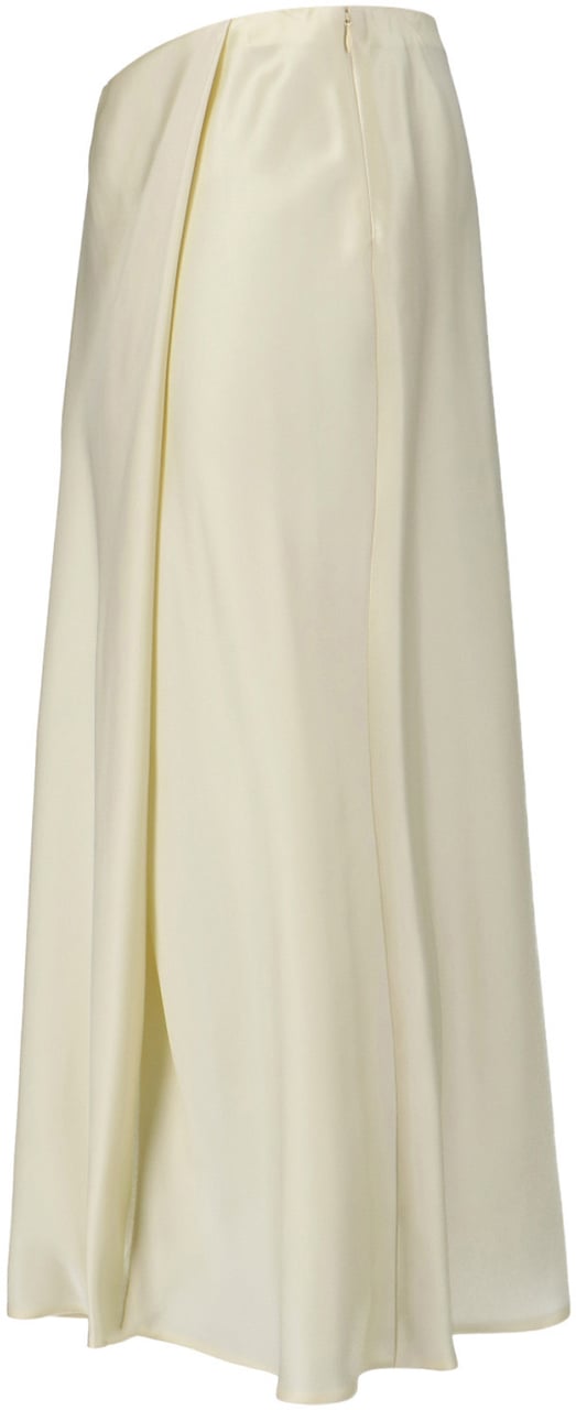 Khaite "Demi" Midi Skirt – Yellow Neutraal