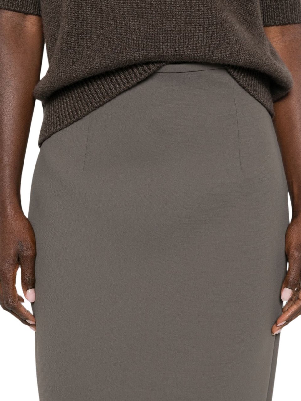 Khaite Skirts Brown Taupe