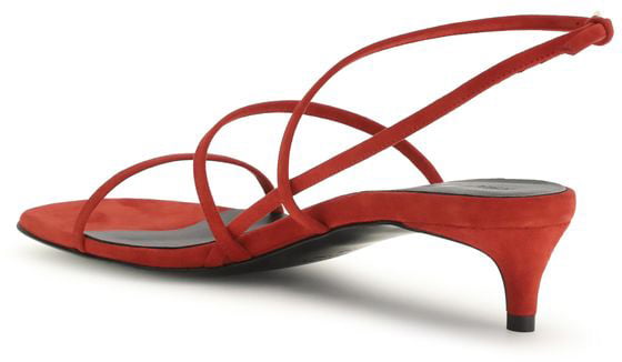 Khaite Multicolor Calf Leather Bos Taurus Stiletto Heel Sandals Divers