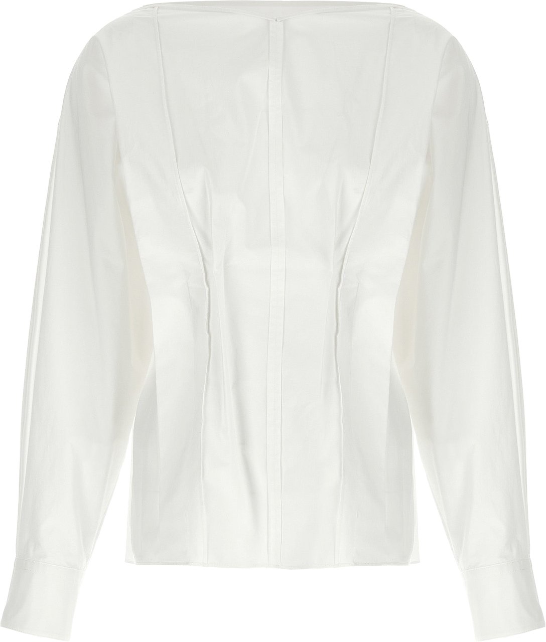 Khaite White Cotton Blouse Wit