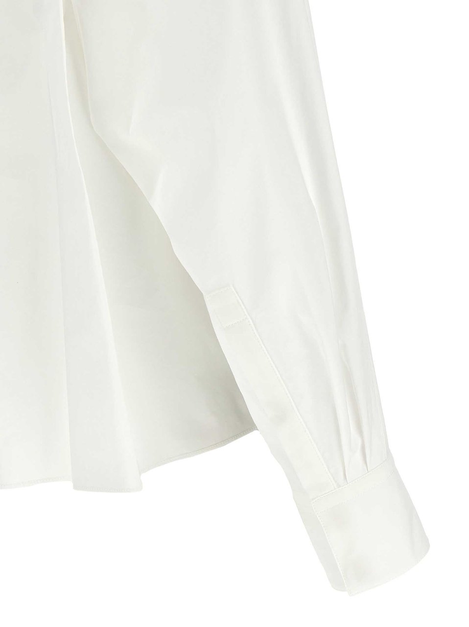 Khaite White Cotton Blouse Wit