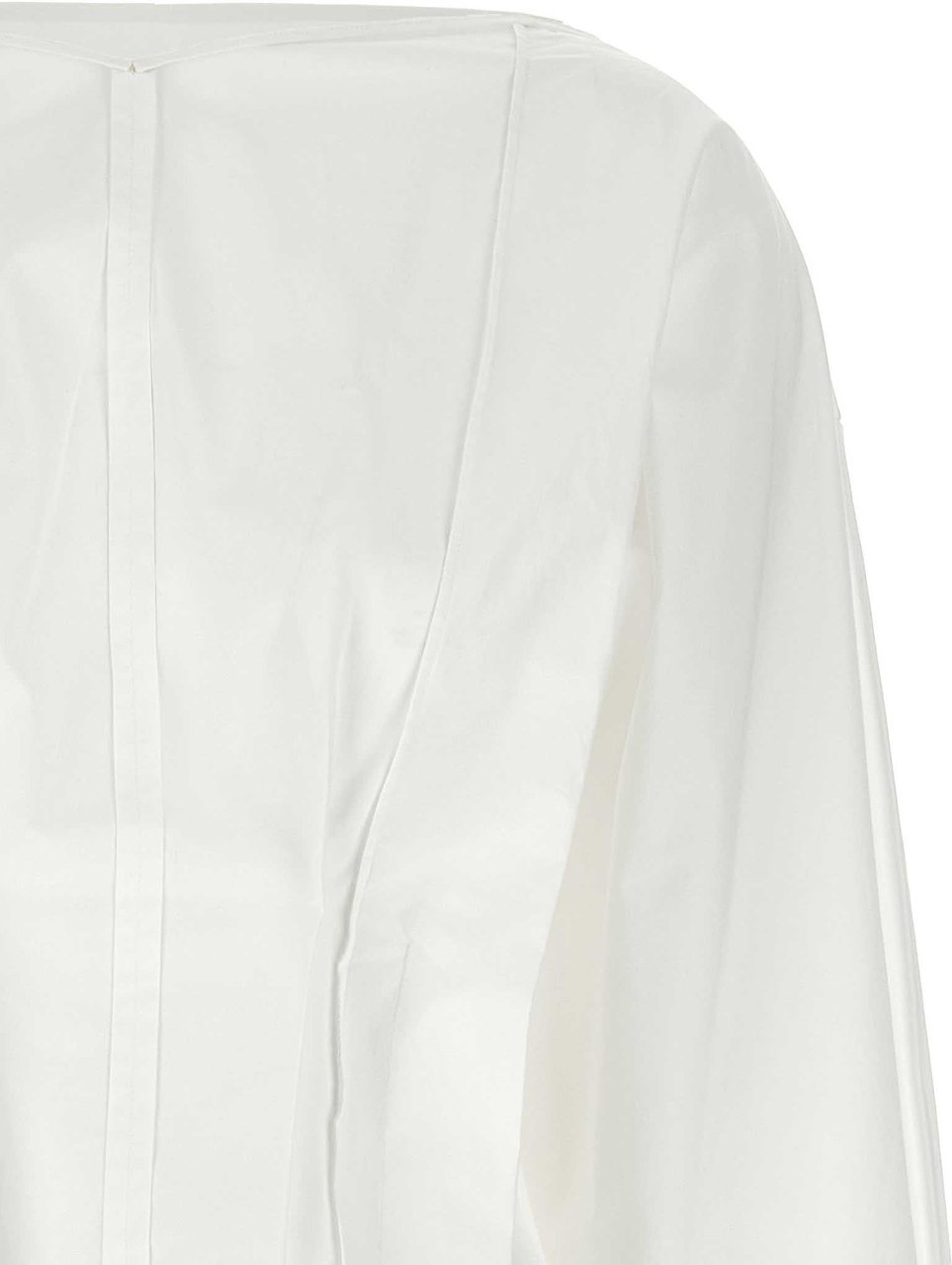 Khaite White Cotton Blouse Wit