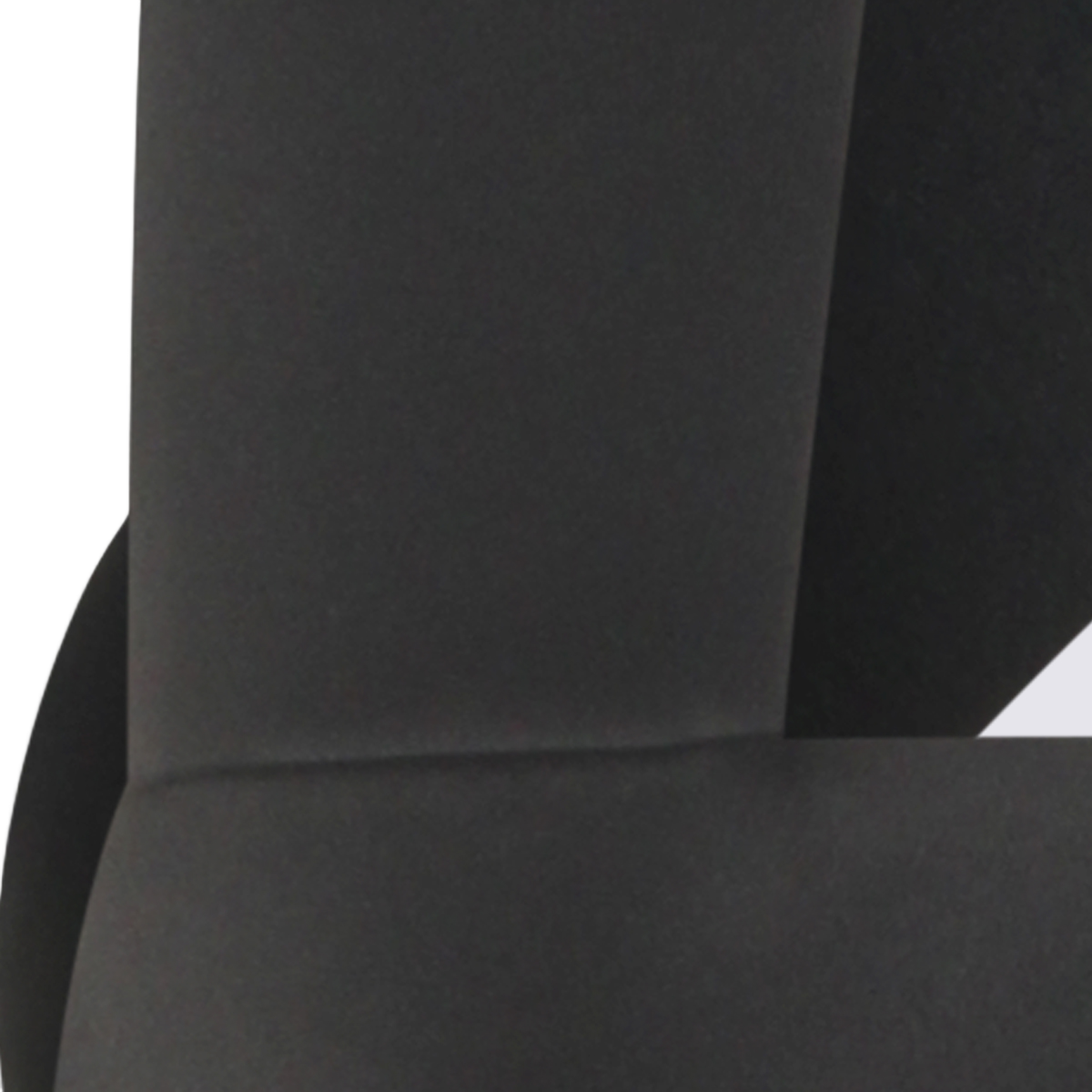 Khaite Mini Black Dress with Cross-Back Detail Zwart