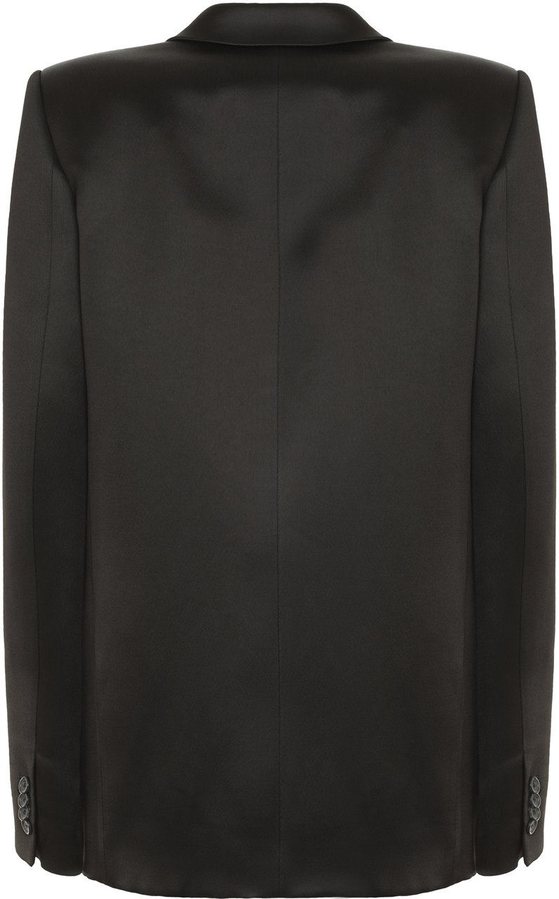 Khaite Willow double breasted blazer Zwart