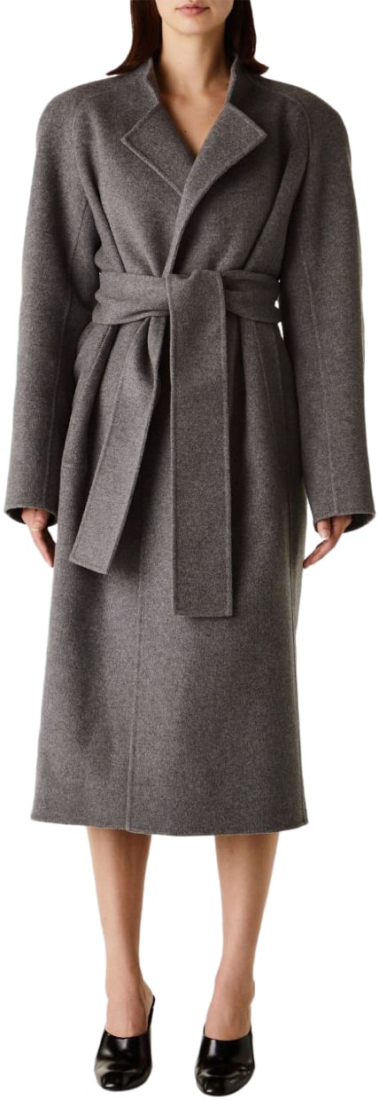 Khaite Coats Grey Grijs
