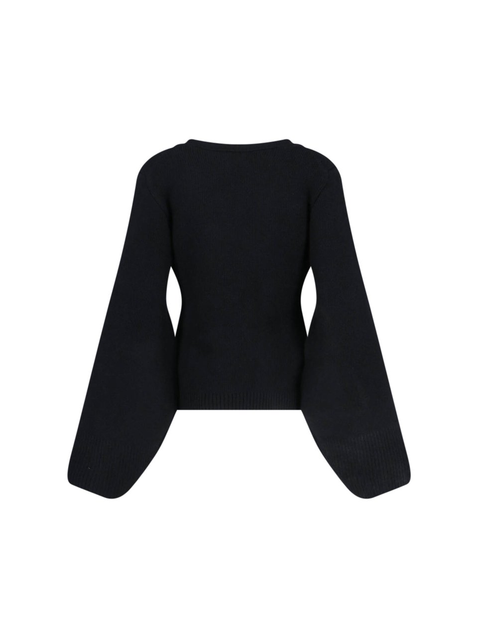 Khaite "The Scarlet" Cardigan, In Black Cashmere Zwart