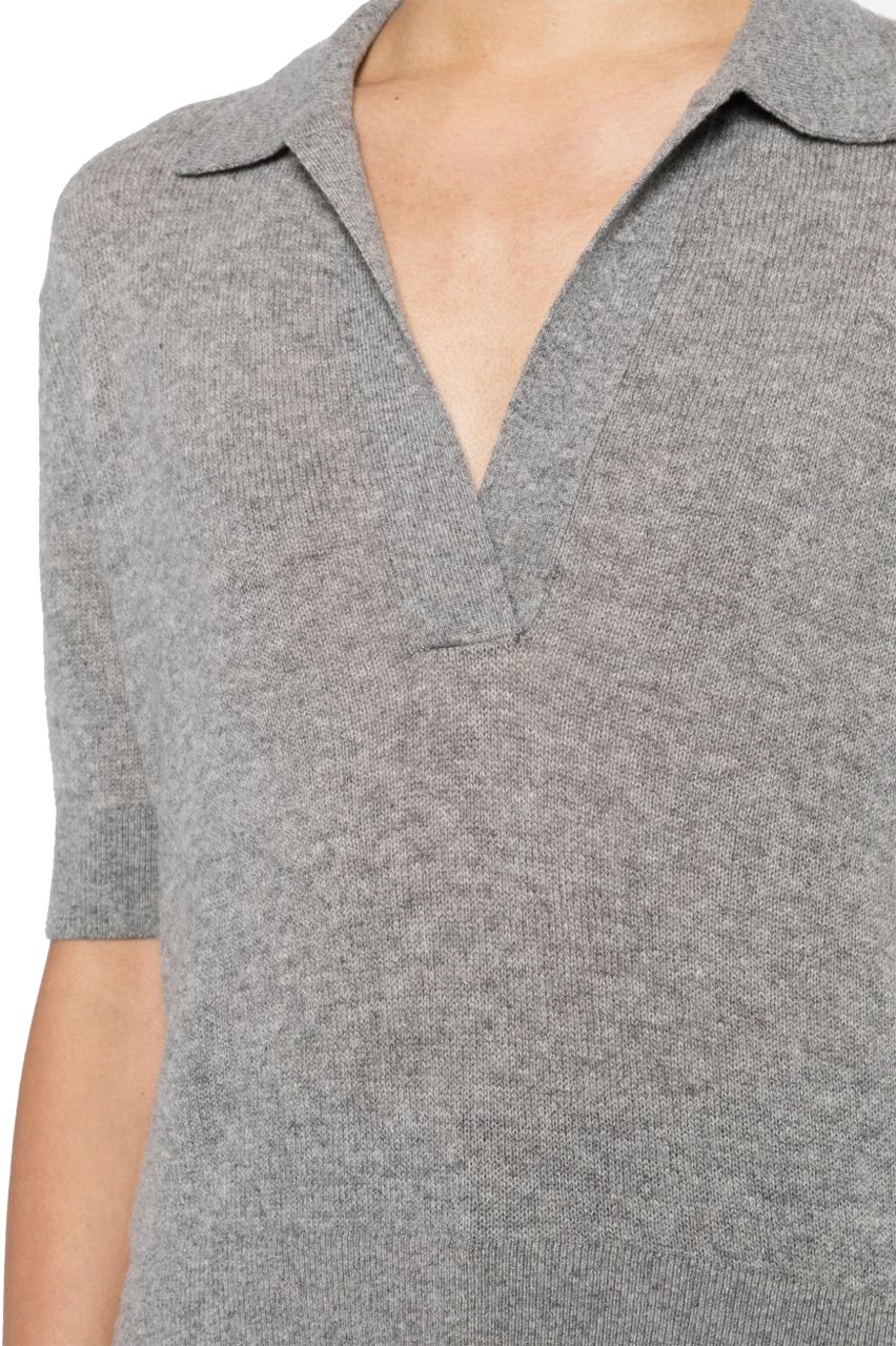 Khaite T-Shirts And Polos Grey Grijs