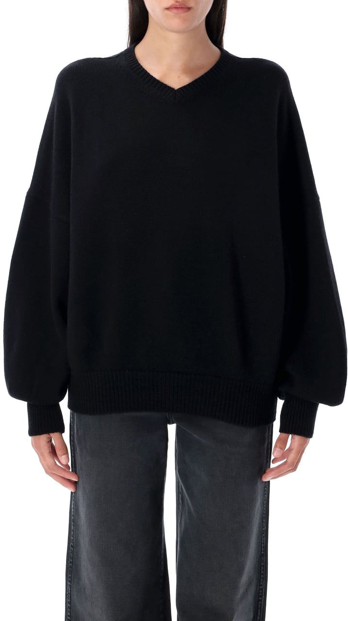Khaite Wolfe Cashmere Knit Nero Zwart