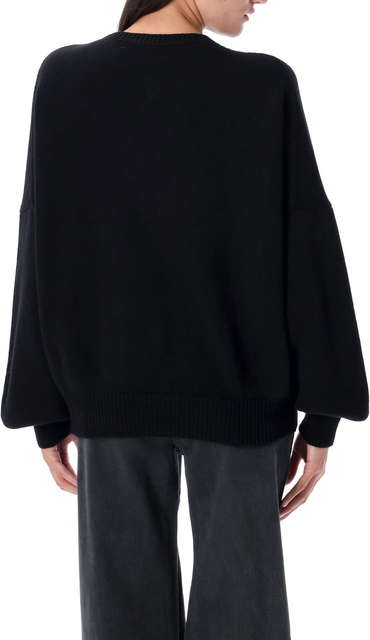 Khaite Wolfe Cashmere Knit Nero Zwart
