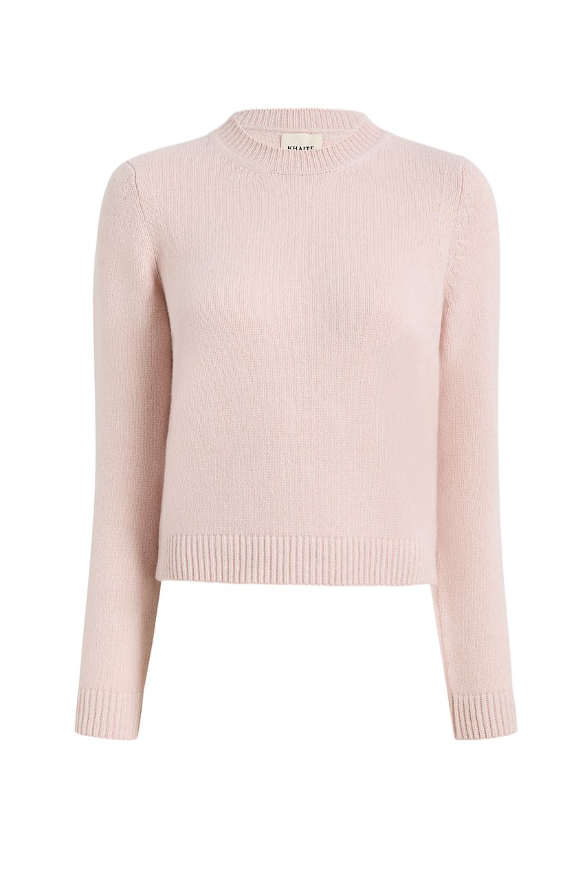 Khaite Powder Pink Leta Cashmere Sweater Roze