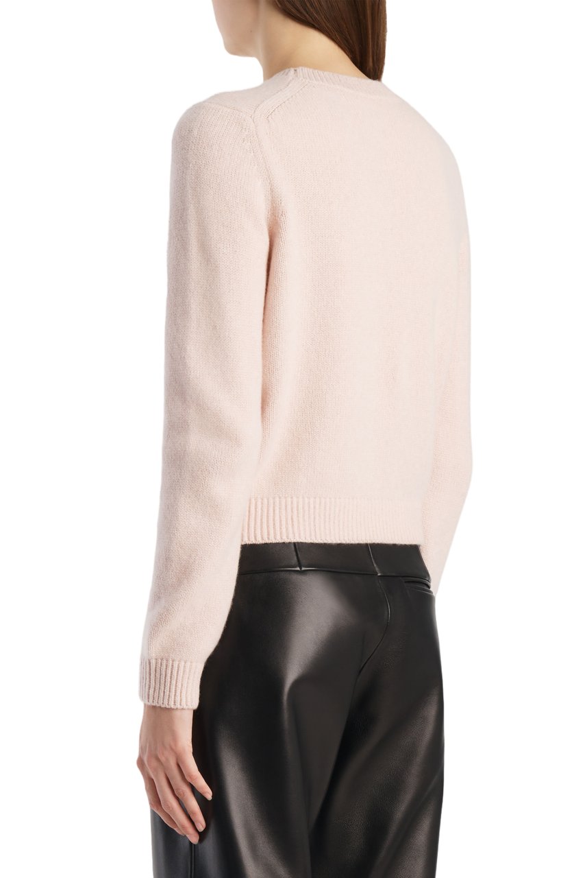 Khaite Powder Pink Leta Cashmere Sweater Roze