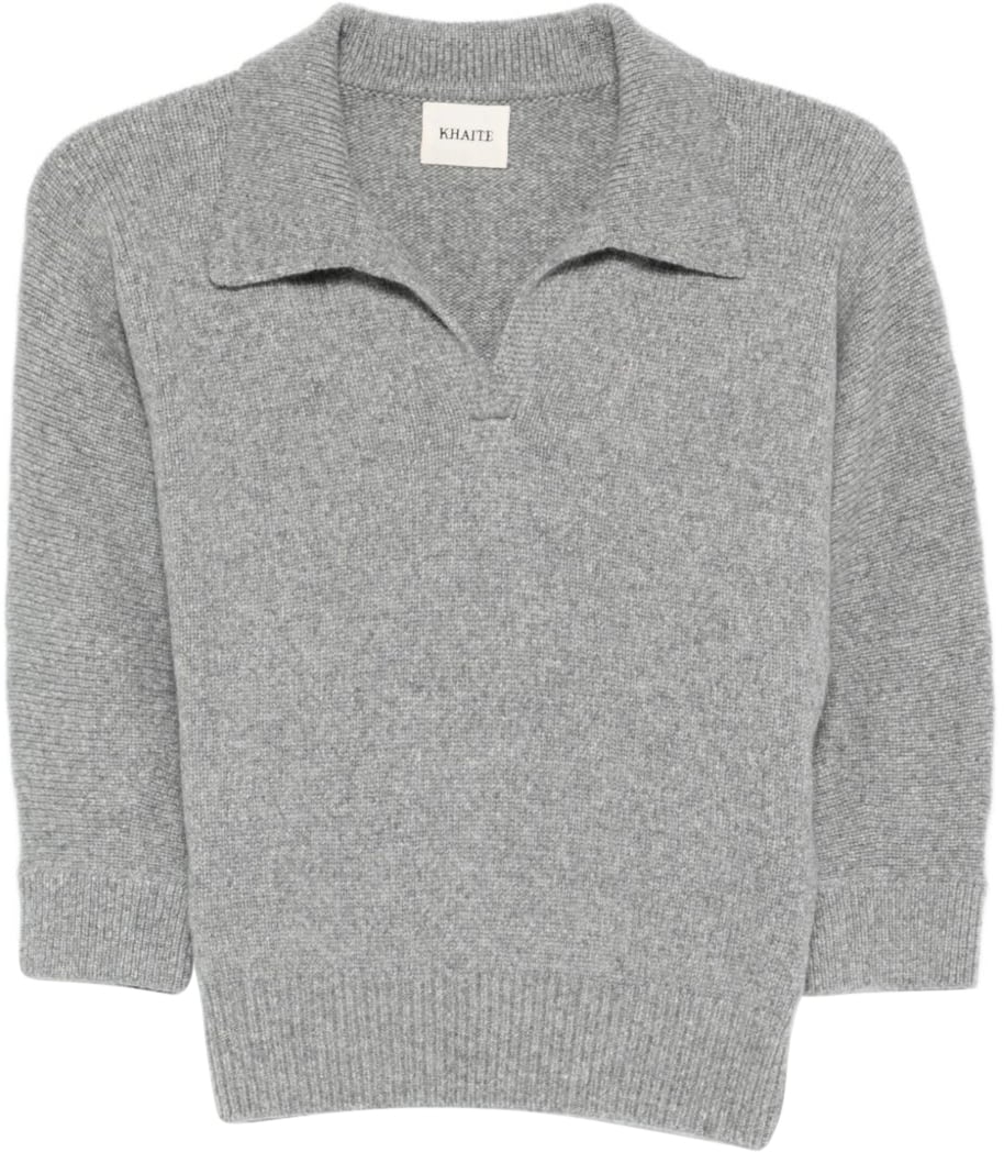 Khaite T-Shirts And Polos Grey Grijs