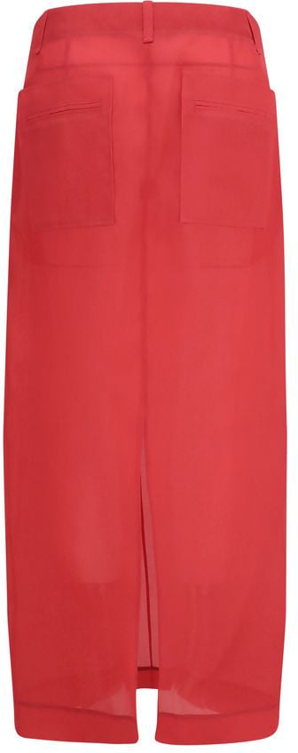 Khaite Multicolor Silk Midi Skirt Divers