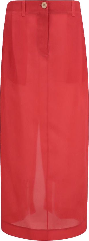 Khaite Multicolor Silk Midi Skirt Divers