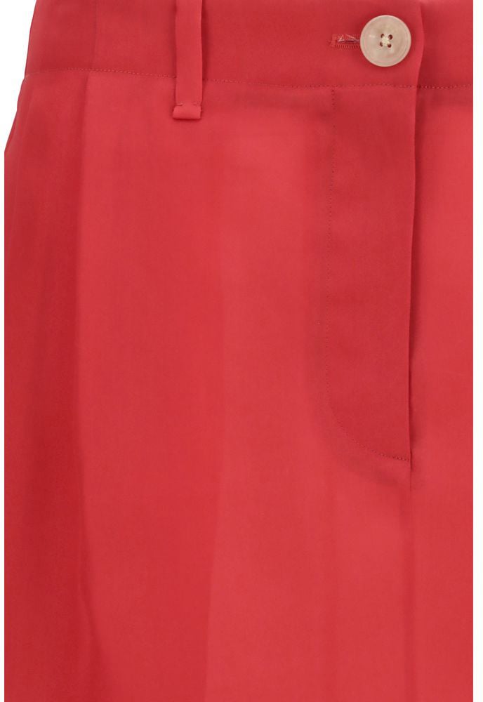 Khaite Multicolor Silk Midi Skirt Divers