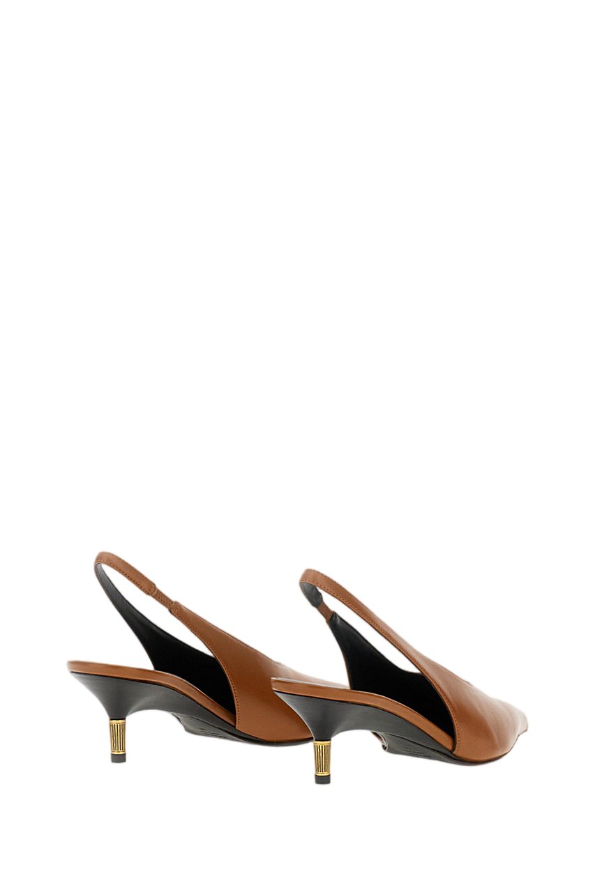 Khaite Brown Bella Pump 55 Shoes Bruin