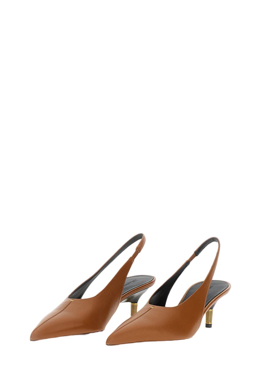 Khaite Brown Bella Pump 55 Shoes Bruin