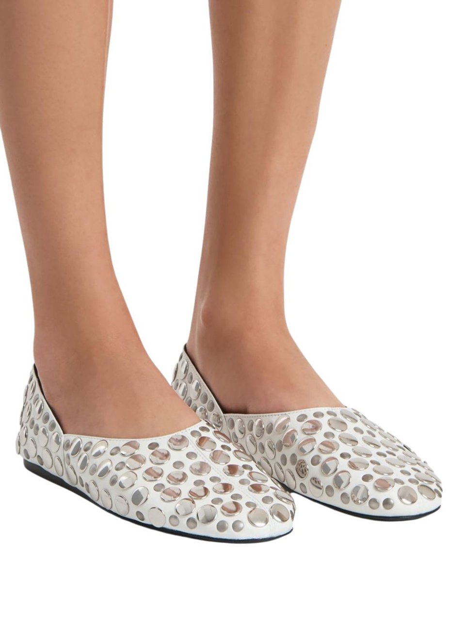 Khaite Flat Shoes White Wit