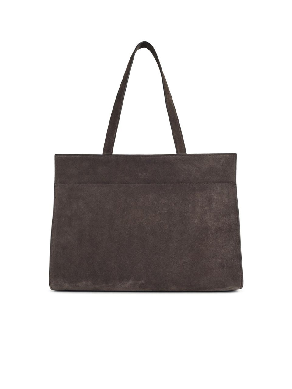 Khaite 'Crosby' Suede Cocoa Bag Grijs