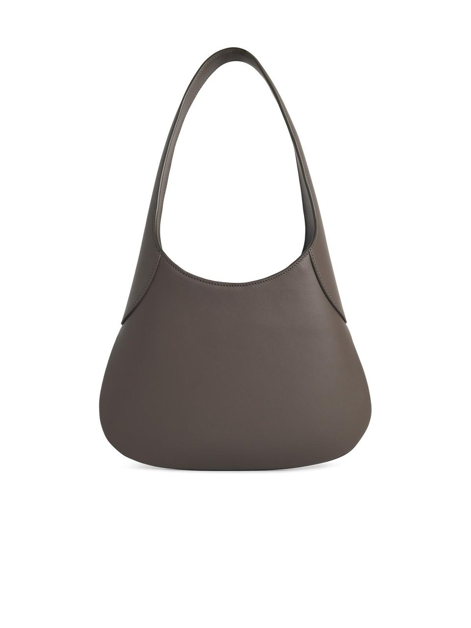 Khaite 'Joan' Small Grey Leather Bag Grijs