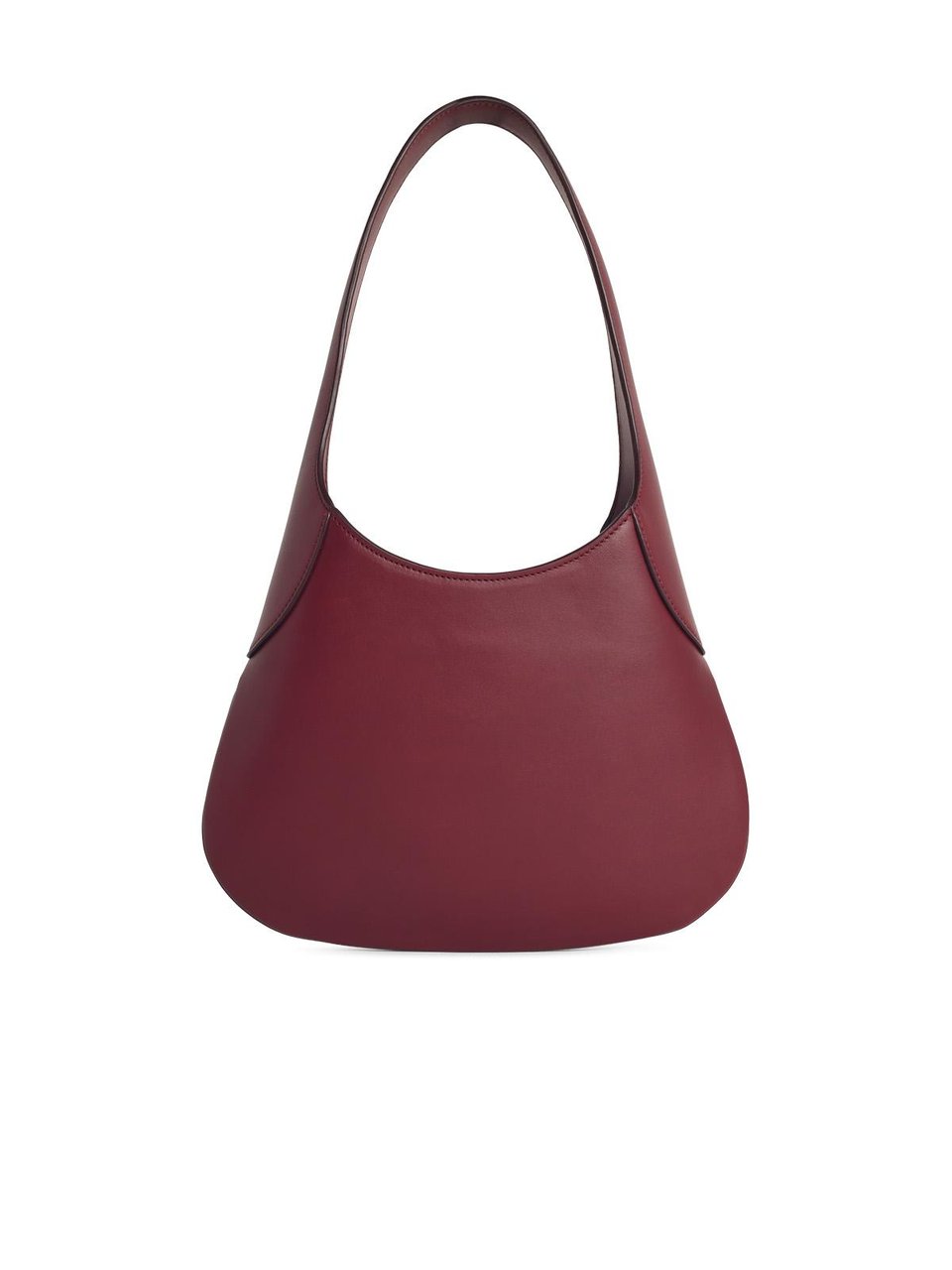 Khaite 'Joan' 'Oxblood' Small Burgundy Leather Bag Maroon