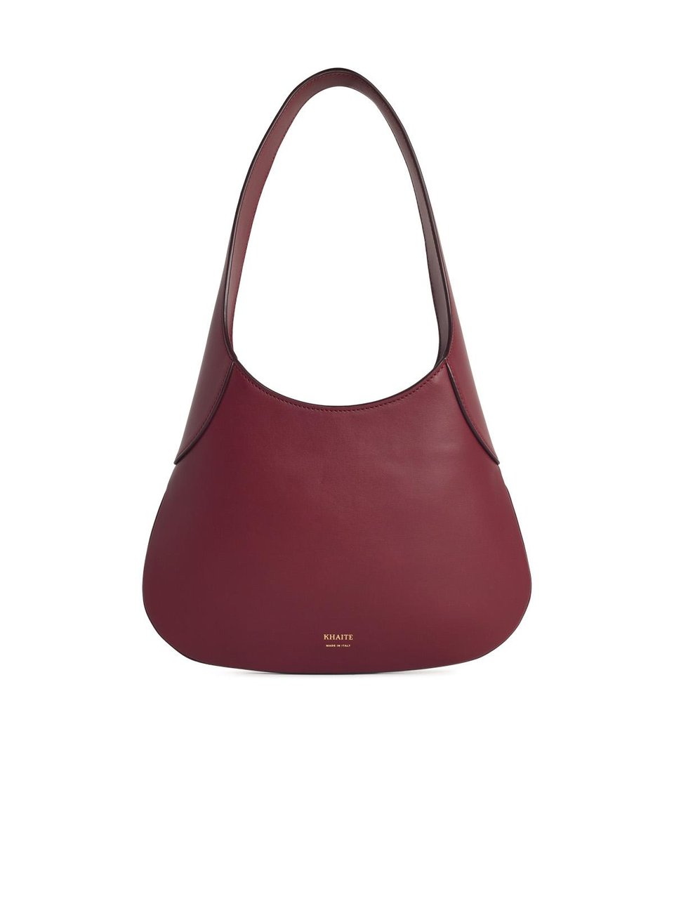 Khaite 'Joan' 'Oxblood' Small Burgundy Leather Bag Maroon