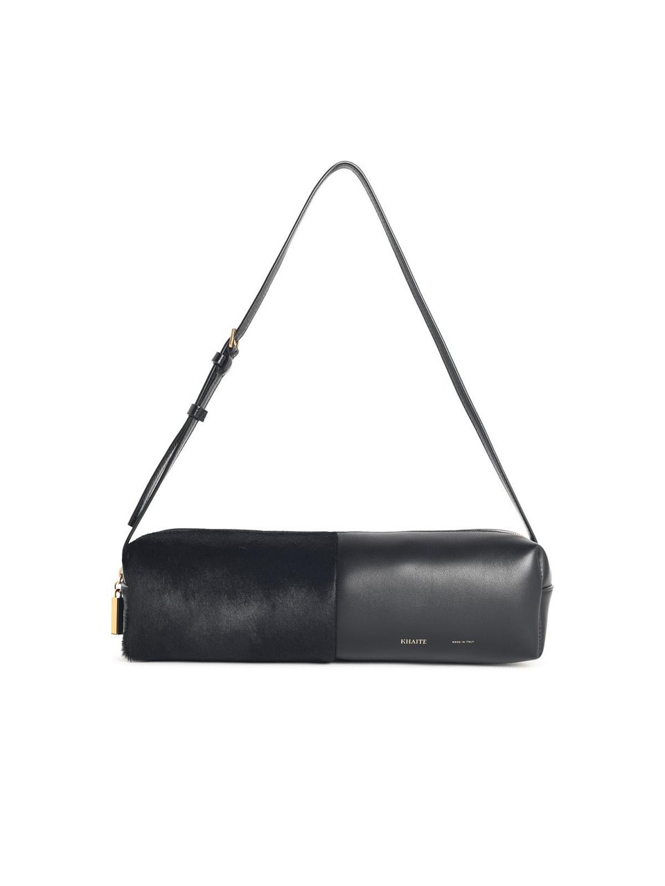 Khaite 'Kye' Black Leather Bag Zwart
