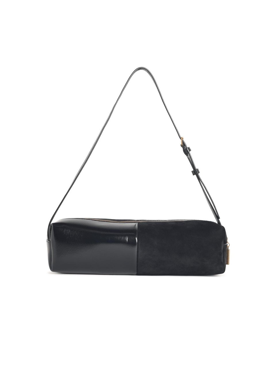 Khaite 'Kye' Black Leather Bag Zwart