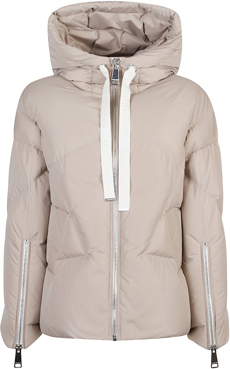 khrisjoy Khris Iconic Milano Mat Jacket Nude & Neutrals Beige
