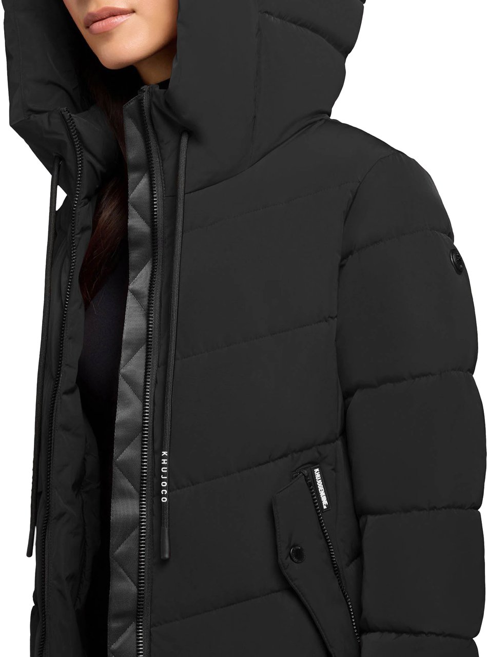 Khujo Mikia3 Winterjas Zwart