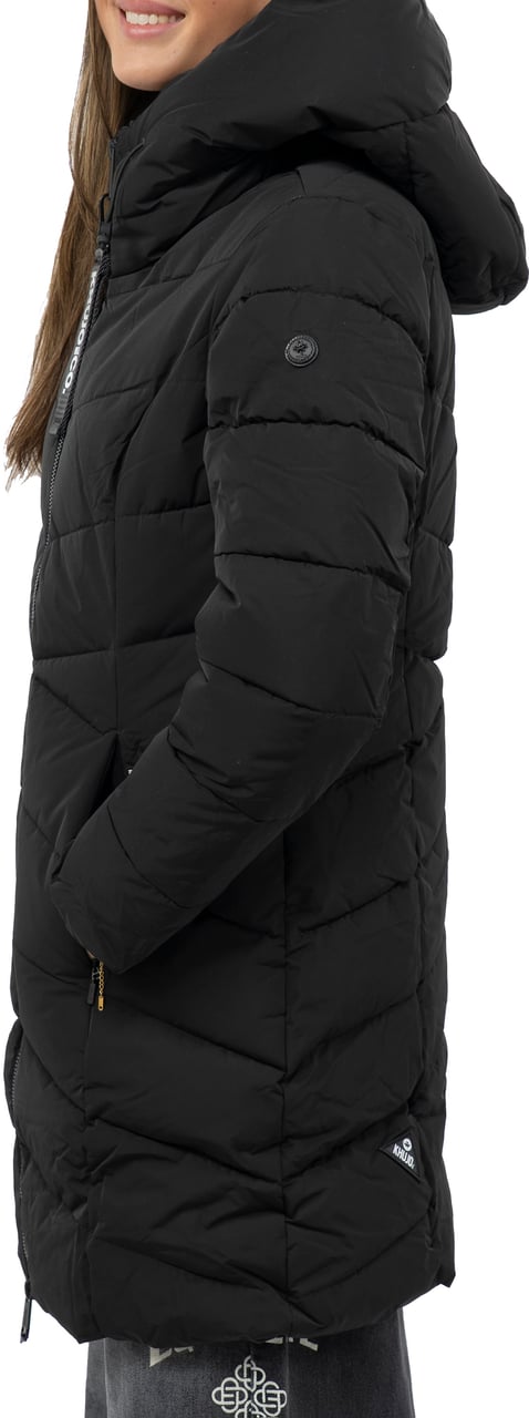 Khujo Dier Winterjas Zwart