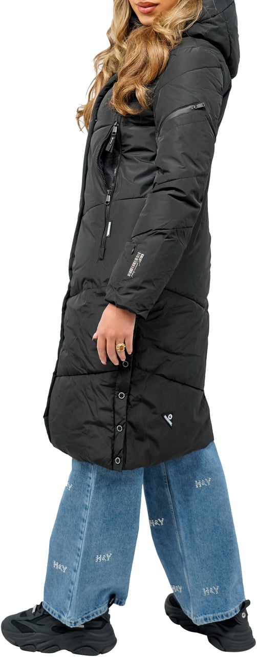 Khujo Sonje6 Winterjas Zwart