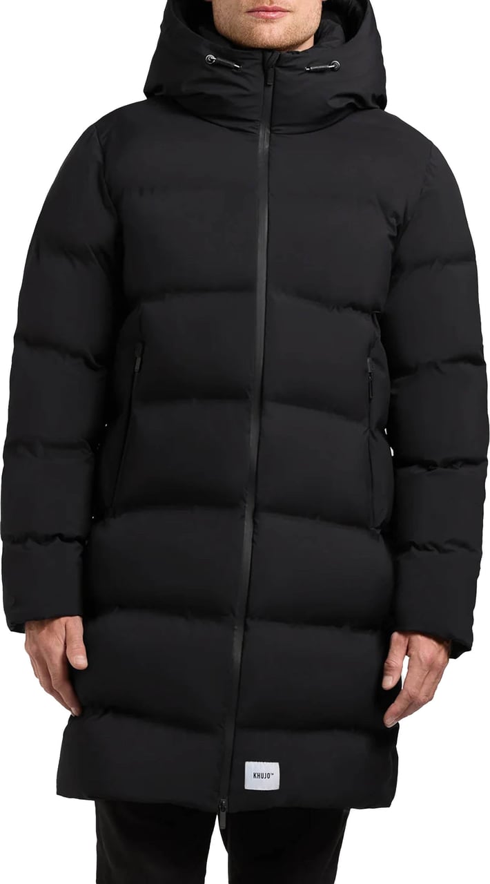 Khujo Caius3 Winterjas Zwart
