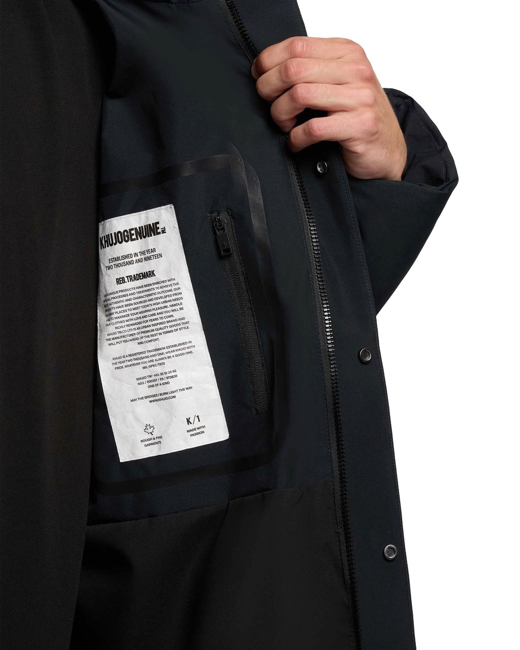 Khujo Stank3 Winterjas Blauw