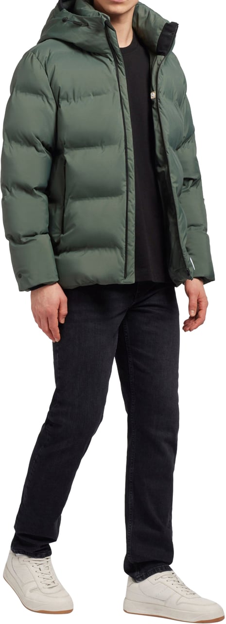 Khujo Silas Winterjas Groen