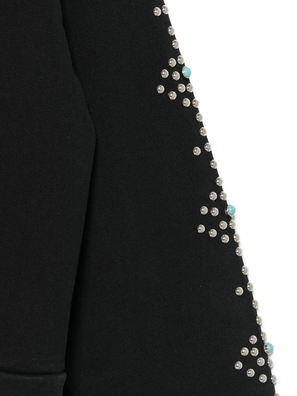 KidSuper Dove & Eye Studded Hoodie Black Zwart
