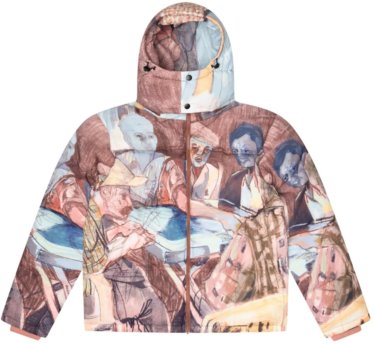 KidSuper Domino Players Puffer-multi Divers