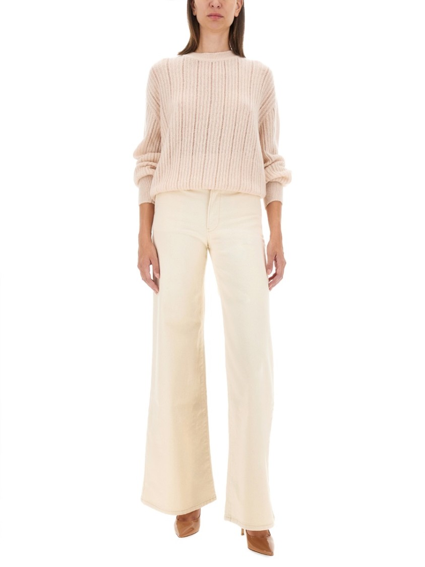 Kiton Ribbed Cashmere Neutraal