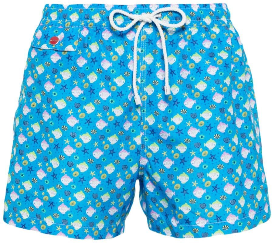 Kiton Sea Clothing Clear Blue Blauw