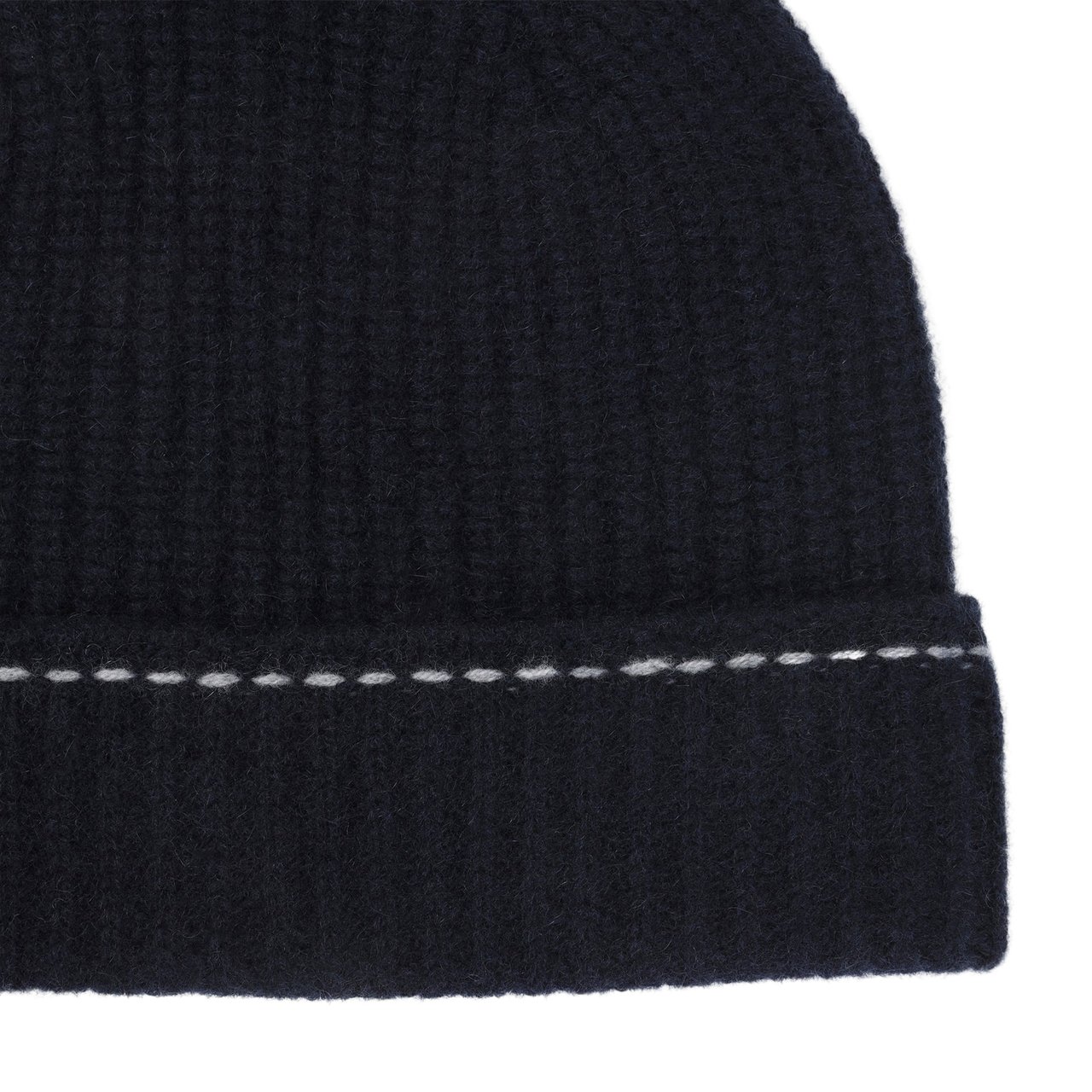 Kiton Rib-Knit Beanie Divers