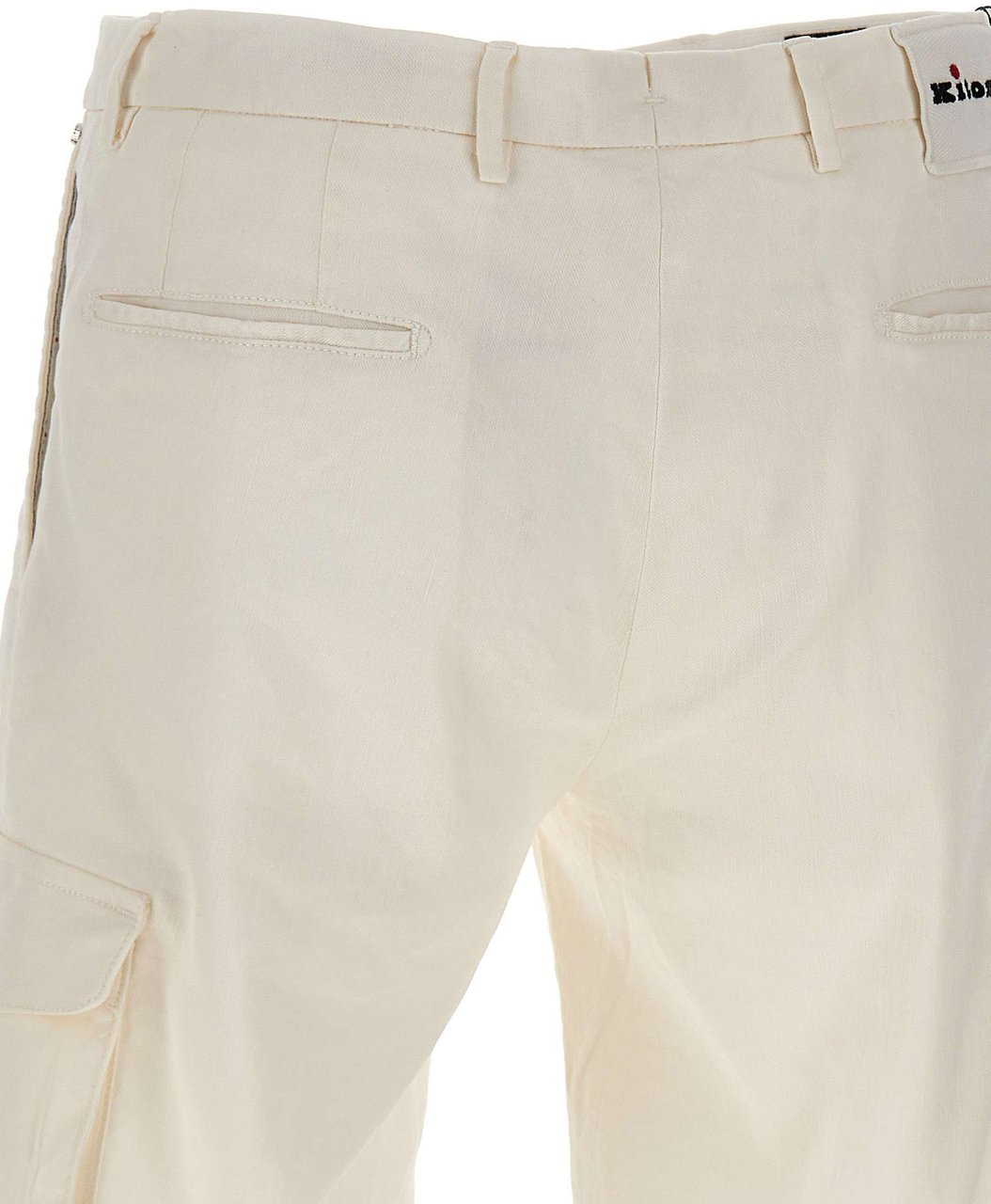 Kiton Shorts White Wit