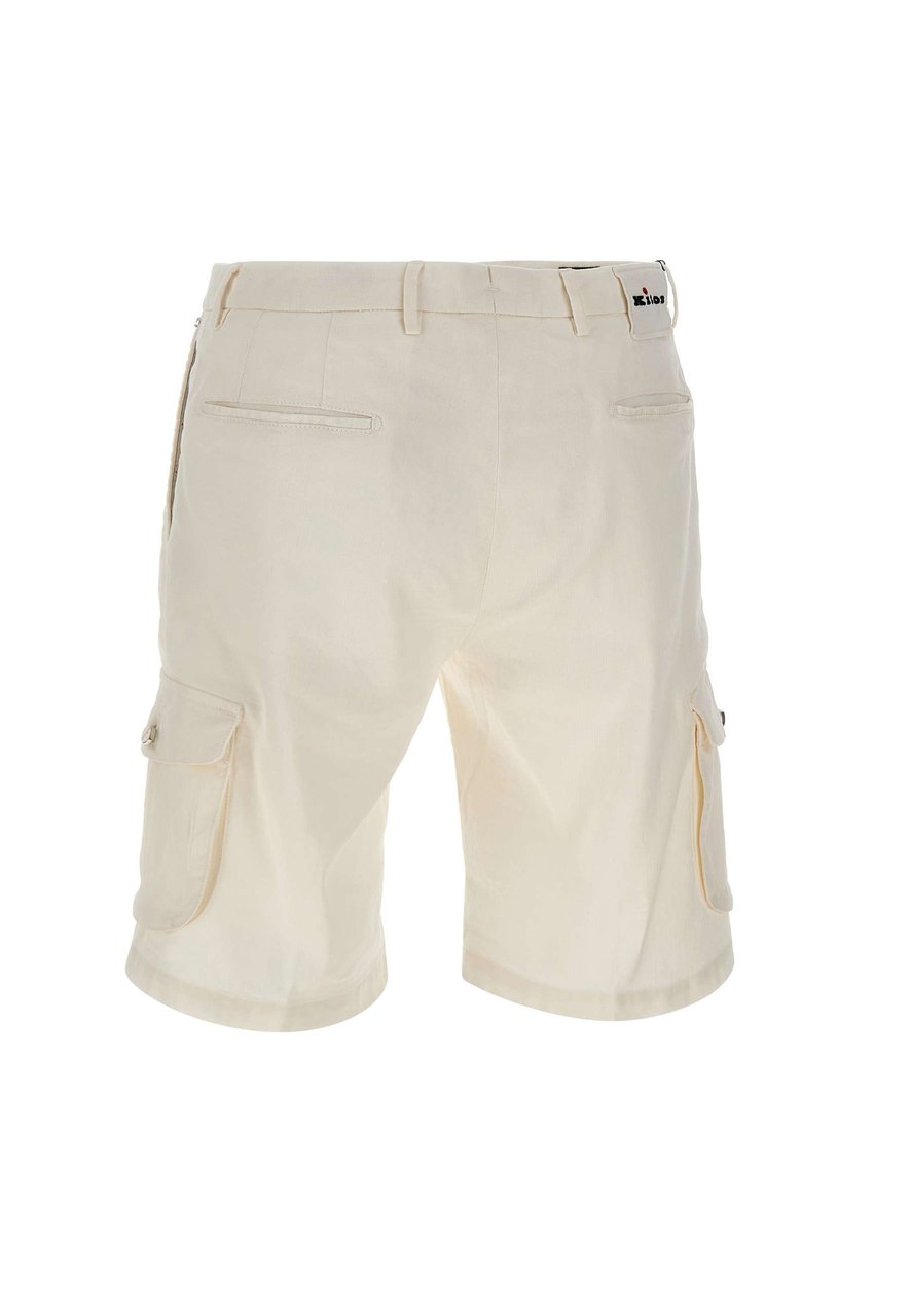 Kiton Shorts White Wit